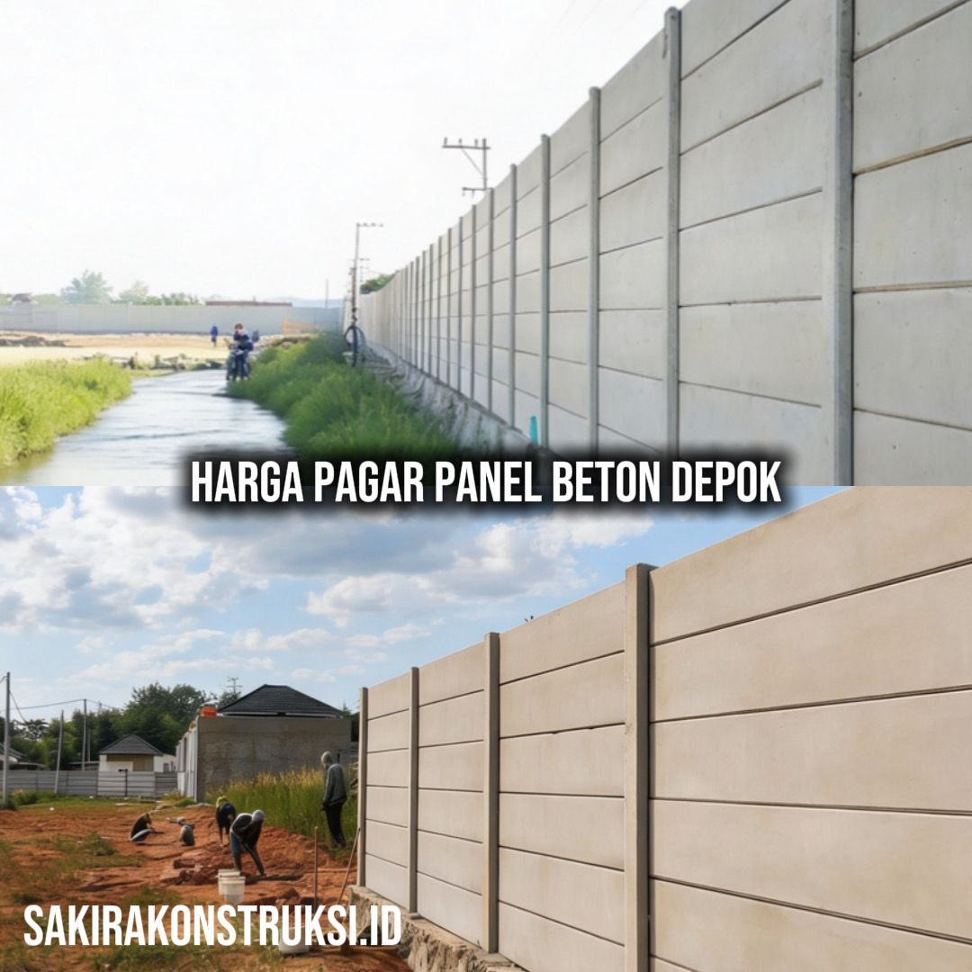 Harga Pagar Panel Beton Di Depok 2026 | Harga permeter
