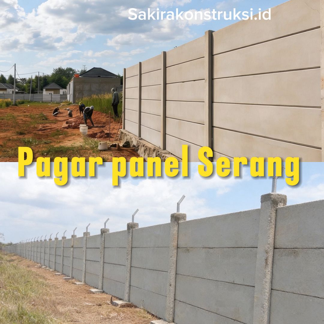 Harga pagar panel serang sakirakonstruksi