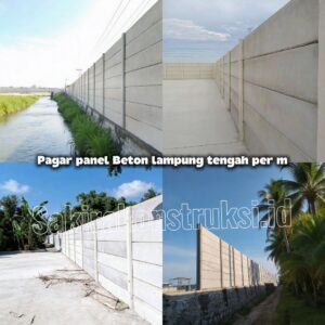 Harga Pagar Panel Beton Lampung Tengah 2026 | Terpasang Tenaga Ahli