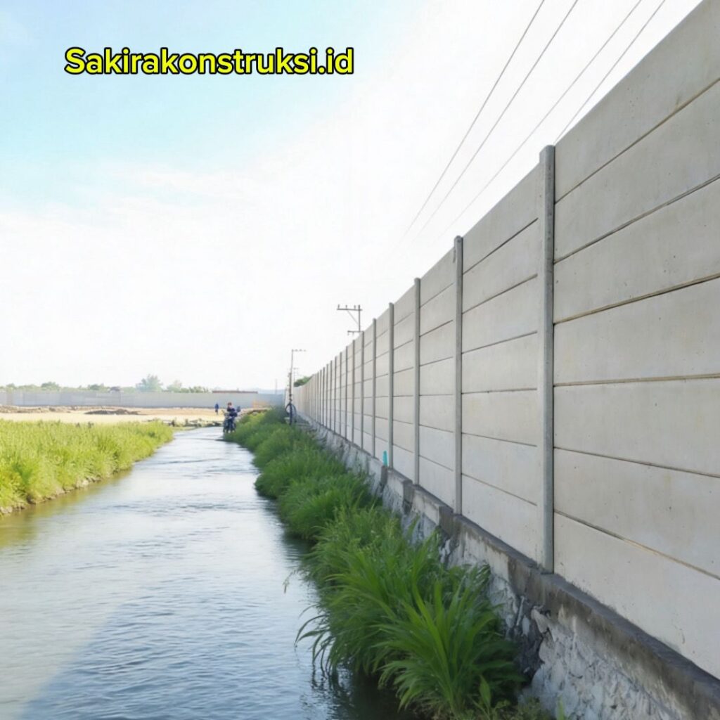 Harga Pagar Panel Beton Pringsewu 2026 Terpasang Per m2 terbaru