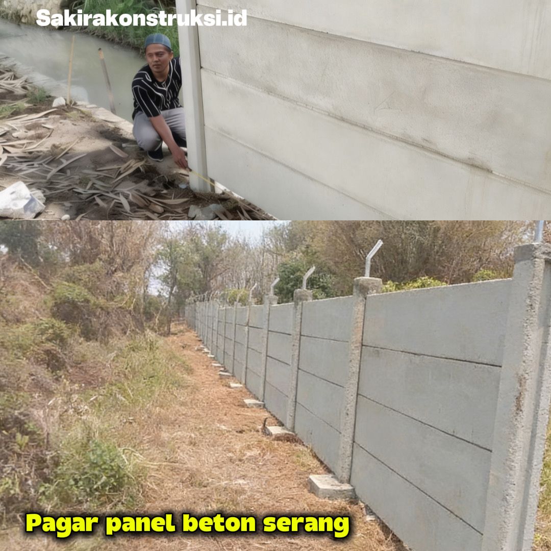 pagar panel beton precast di serang permeter 2026