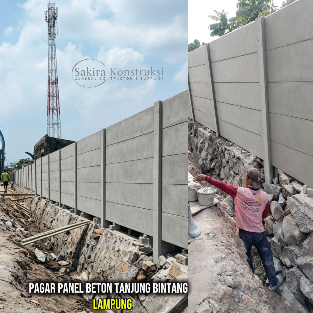 Harga pagar panel di tanjung bintang lampung termurah