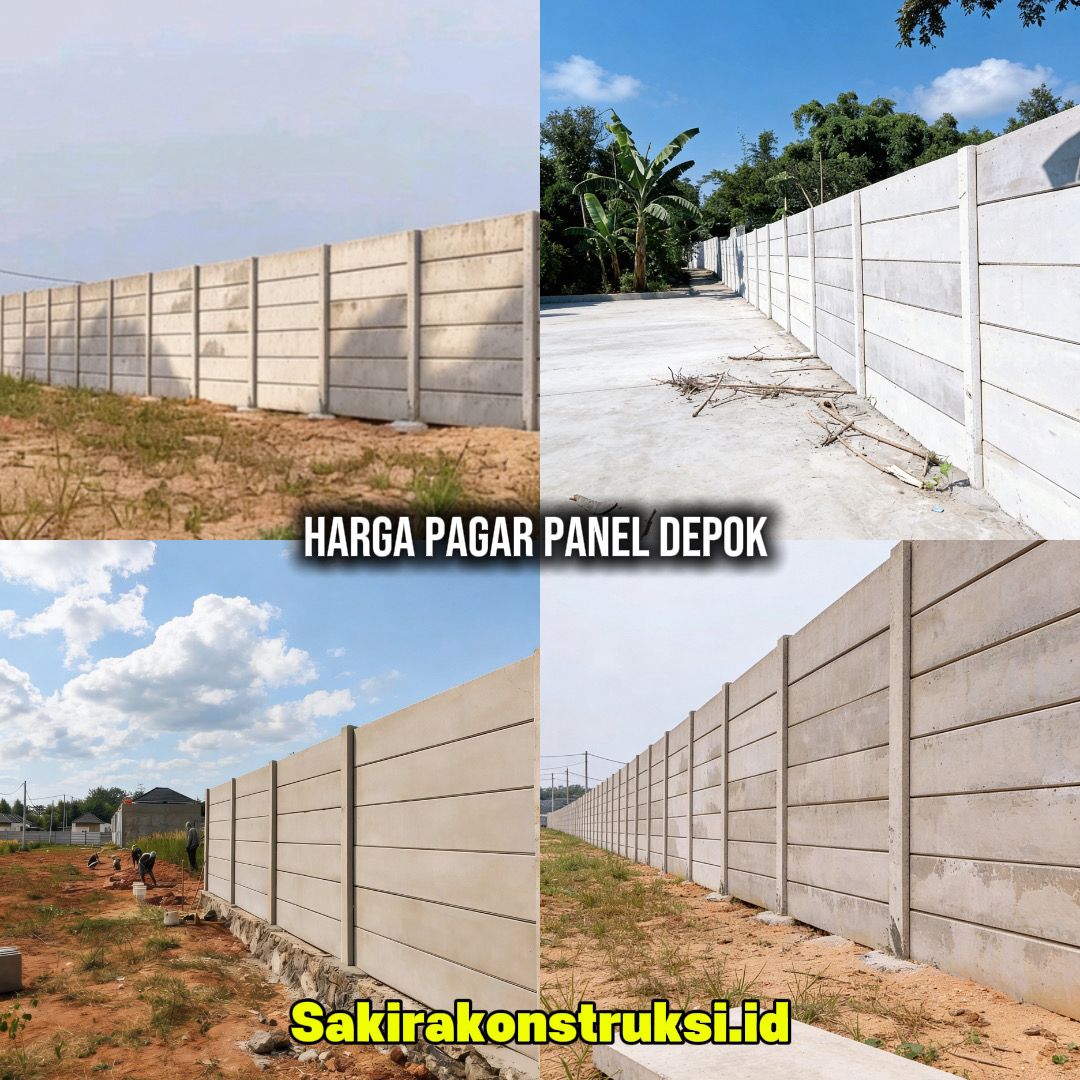 Harga Pagar Panel Beton Di Depok 2026 | Harga permeter terlaris