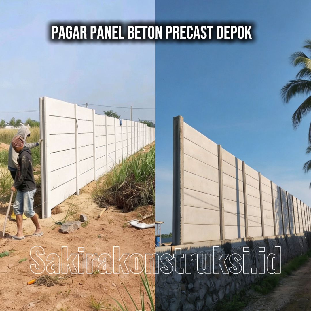 Harga Pagar Panel Beton Di Depok 2026 | Harga permeter terbaru