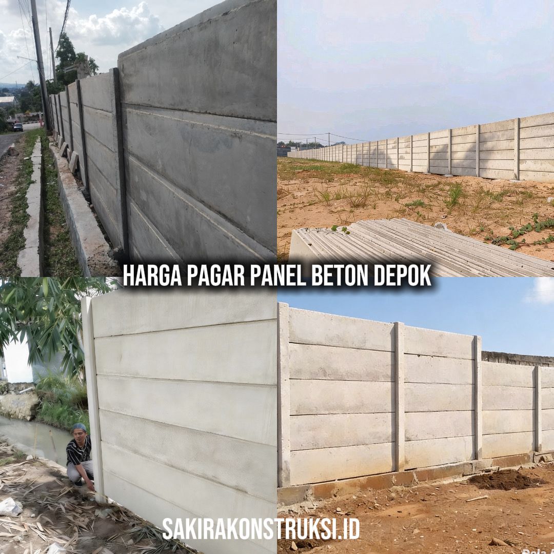 Harga Pagar Panel Beton Di Depok 2026 | Harga permeter ter