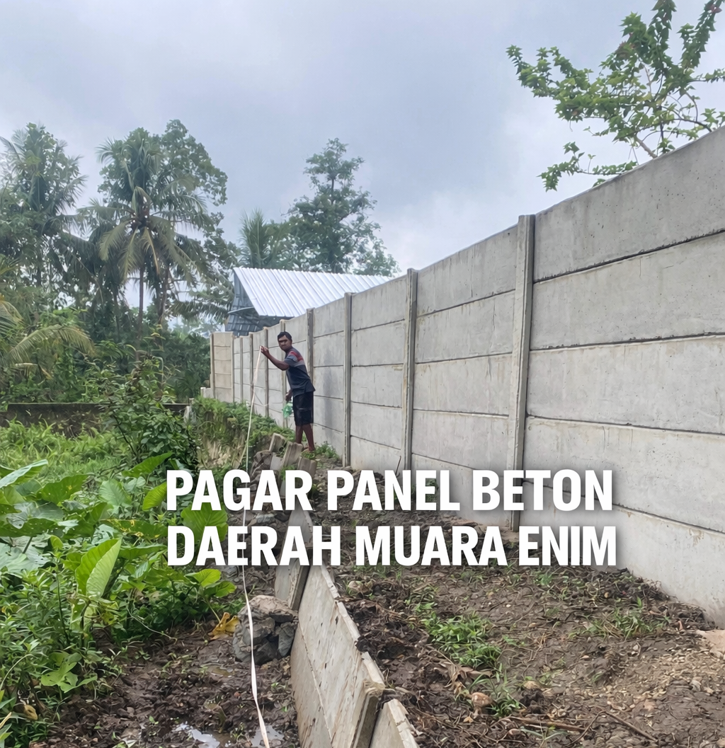 Pagar Panel Beton muara Enim