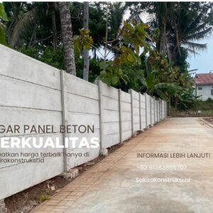 Harga Pagar Panel beton Cilegon Banten