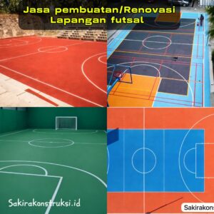 Jasa Pembuatan Lapangan Futsal-Bergaransi