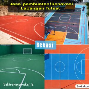 Jasa Pembuatan Lapangan Futsal Bekasi Profesional