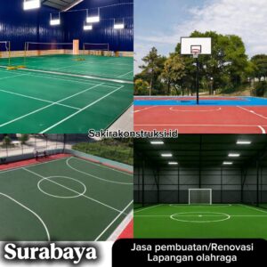 Jasa Pembuatan & Renovasi Lapangan Surabaya indoor-outdoor