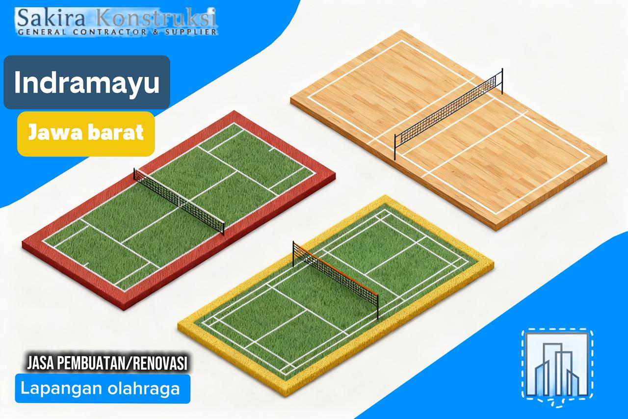 Jasa Pembuatan & Renovasi Lapangan Olahraga Indramayu
