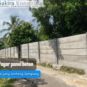 Harga Pagar Panel Beton tanjung bintang per m2