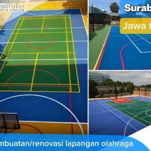 Jasa Pembuatan & Renovasi Lapangan Olahraga Surabaya