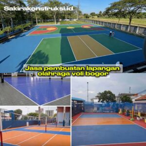 Kontraktor Buat Lapangan Voli Bogor 2026 | Permeter