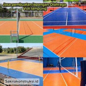 Jasa pembuatan lapangan voli Lampung 2026 profesional