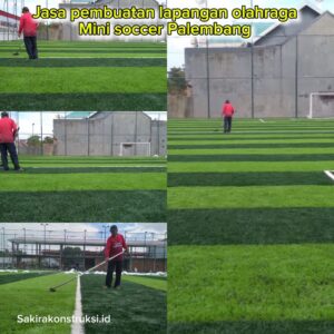Jasa Pembuatan Lapangan Mini Soccer Palembang 2026 Custom Indoor Outdoor