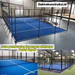 Jasa Pembuatan Lapangan Olahraga Padel Depok