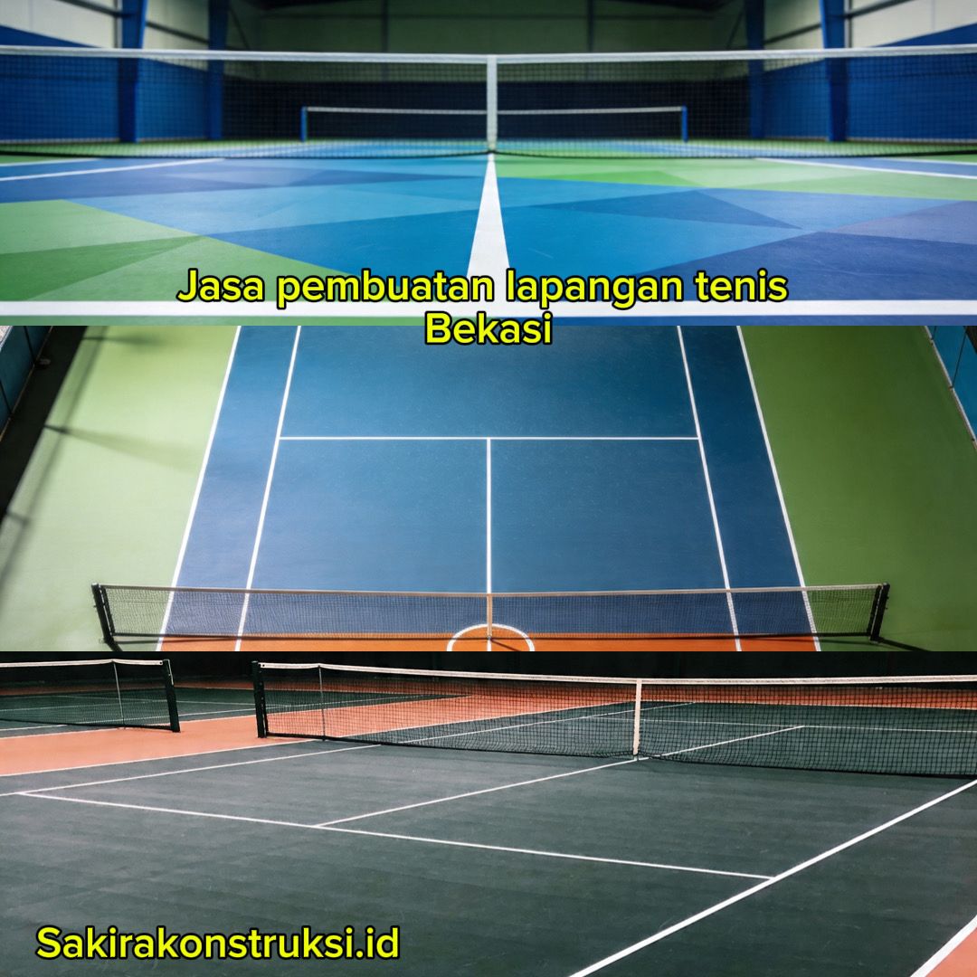 Cara Menentukan Kontraktor Lapangan Tenis Bekasi yang Berkualitas dan Berpengalaman