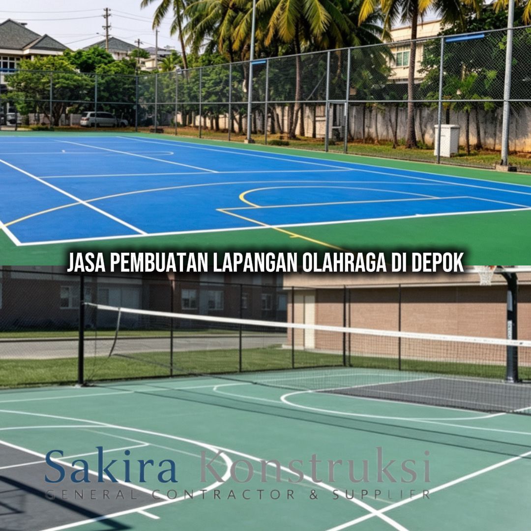 Jasa pembuatan lapangan olahraga multi fungsi di depok dan sekitar nya