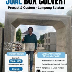 Produsen Box Culvert Lampung Selatan