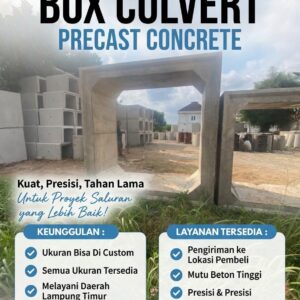 Produsen Box Culvert Lampung Timur