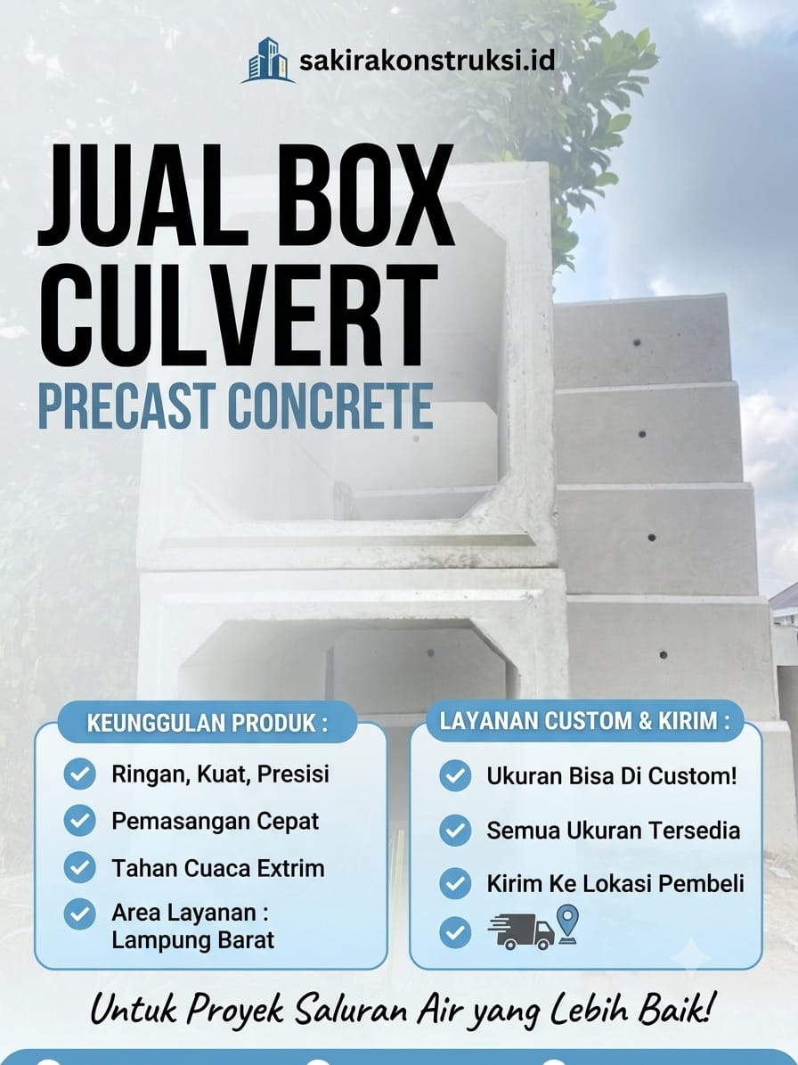 Produsen Box Culvert Lampung Barat